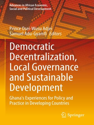 cover image of Democratic Decentralization, Local Governance and Sustainable Development